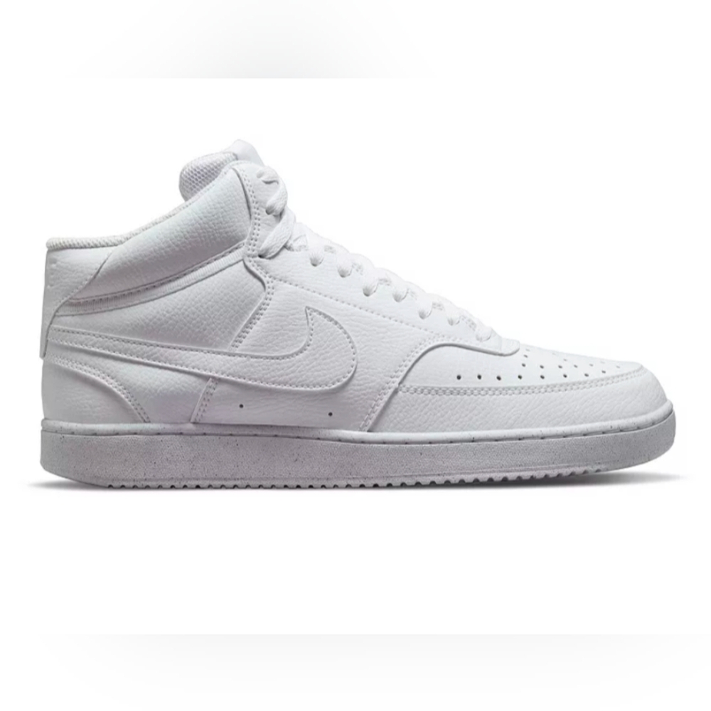 Nike White High-Top Court Sneakers Kids